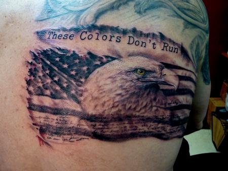 Tattoos - Realistic Eaglehead - 74145